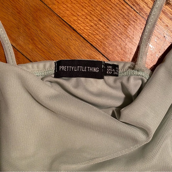 Green Mini Dress - Picture 5 of 6